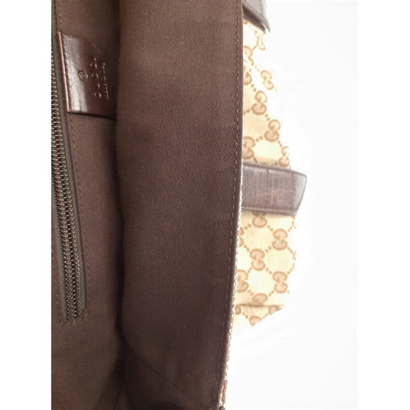 Gucci GG Canvas Flap Shoulder Bag - Picture 8 of 9